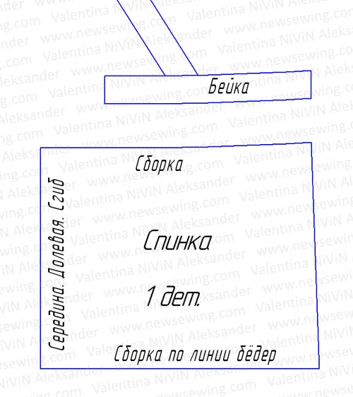 Спинку расширяем для сборок